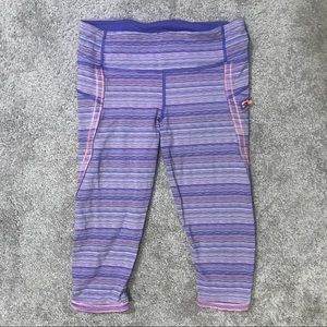 Lululemon multi colored cropped leggings